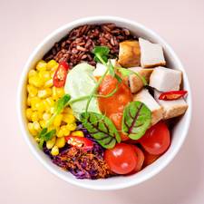 Tofu Red Rice Bowl